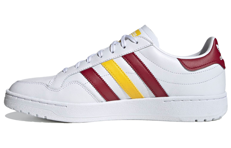 adidas Team Court 'White Burgundy Wonder Glow' FW5066