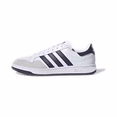 adidas Team Court Shoes 'White Collegiate Navy'