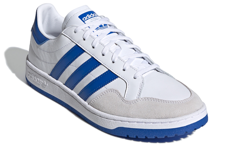 Lookbook Chaussures adidas Team Court ''Blanc Bleu Royal'' EF6051