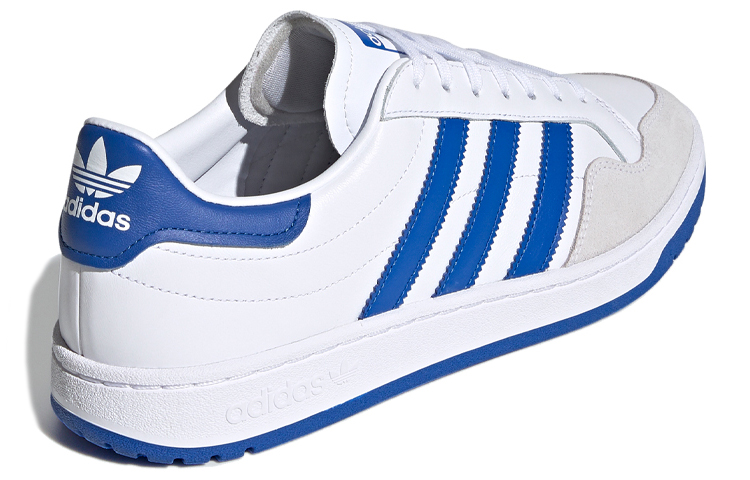 Shop Chaussures adidas Team Court ''Blanc Bleu Royal'' EF6051