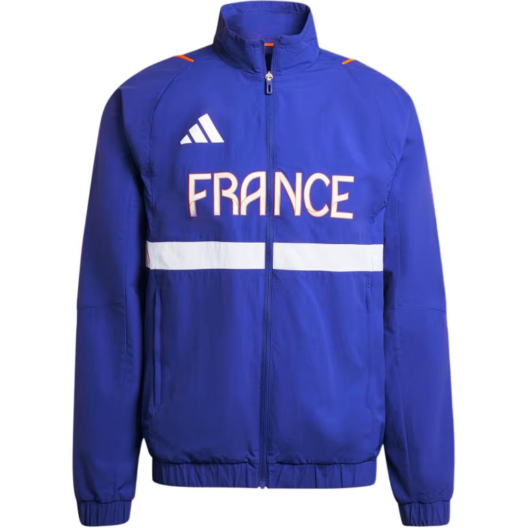 adidas Team France Presentation Track Top Jacket - Translucent Blue IS5133