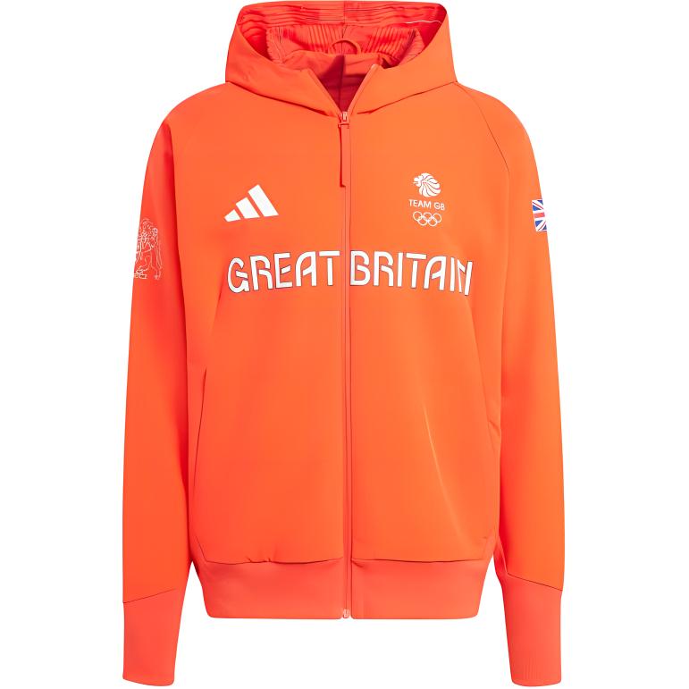 adidas Team GB Training Jacket Lightweight Stretch - Bright Red IV5226