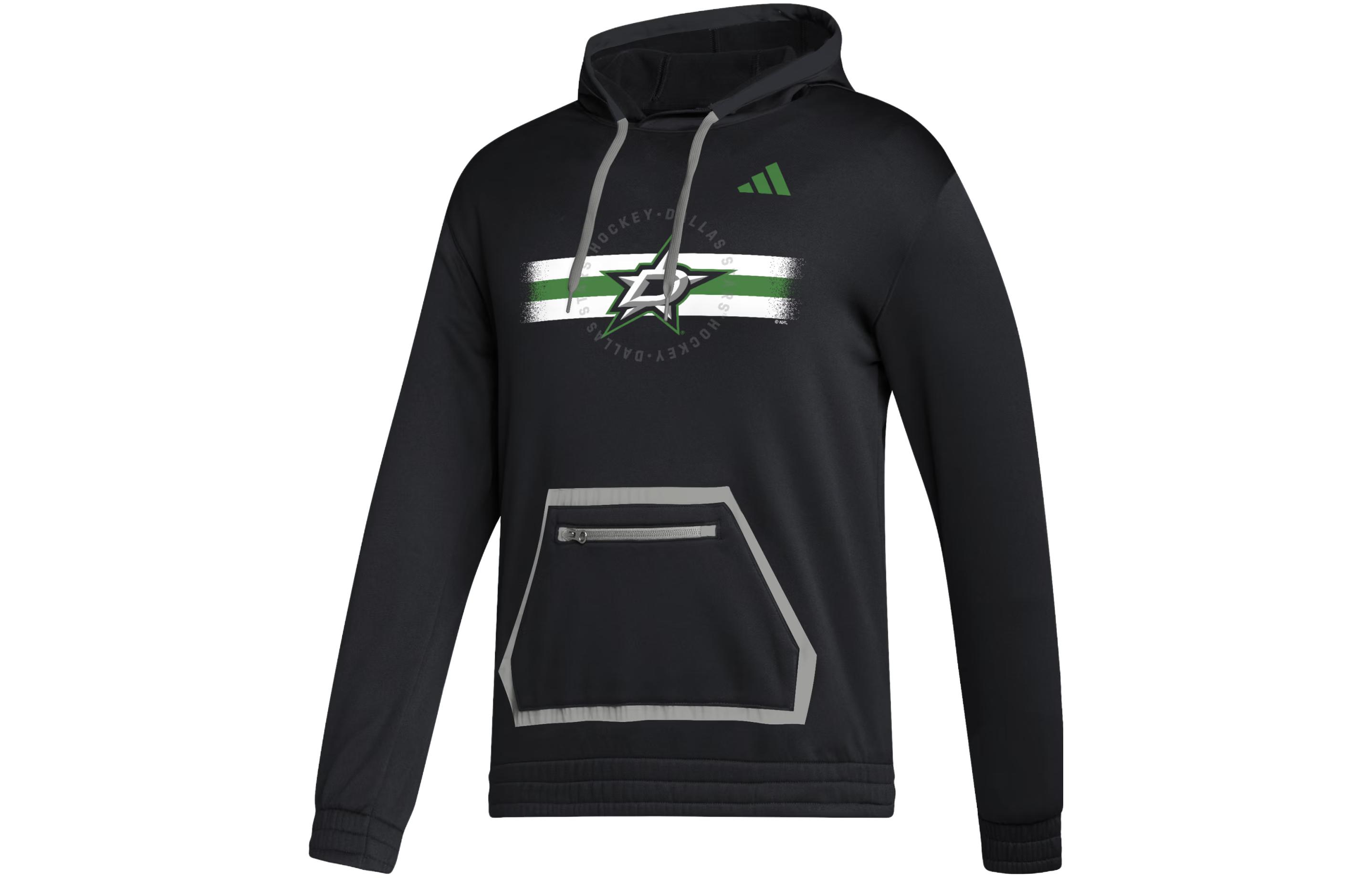 adidas Team Issue Dallas Stars Hockey Pullover Hoodie Black IK6660