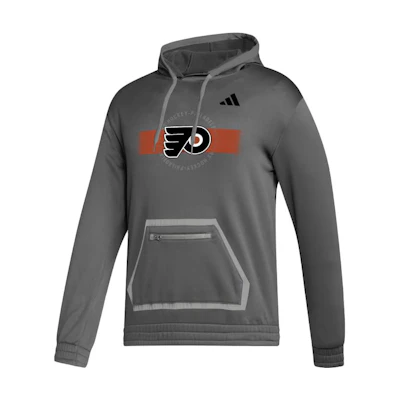 adidas Team Issue Flyers Pullover Hoodie Gray - Philadelphia Flyers Design IK6666