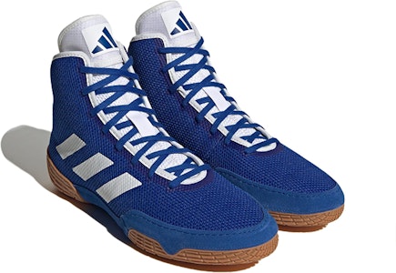 adidas Tech Fall 2.0 防滑耐磨 高筒 摔角鞋 男款 藍白 Lookbook adidas Tech Fall 2.0 防滑耐磨 高筒 摔角鞋 男款 藍白