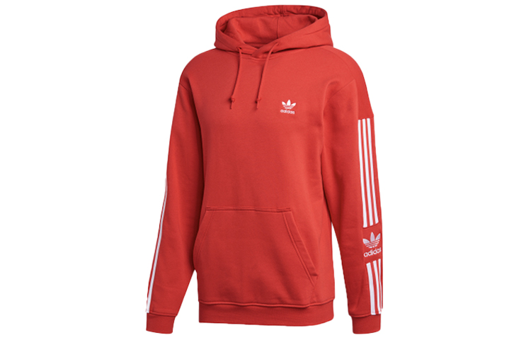 adidas Tech Hoodie Trefoil Pullover - Bright Fluorescent Pink FM3800