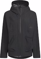 adidas Tech Rain Jacket Waterproof Windproof Breathable Running Coat Black JI8669 adidas Tech Rain Jacket Waterproof Windproof Breathable Running Coat Black JI8669