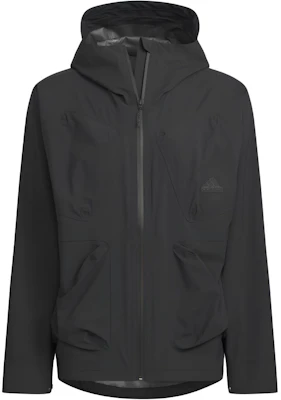 adidas Tech Rain Jacket Waterproof Windproof Breathable Running Coat Black JI8669 Buy adidas Tech Rain Jacket Waterproof Windproof Breathable Running Coat Black JI8669