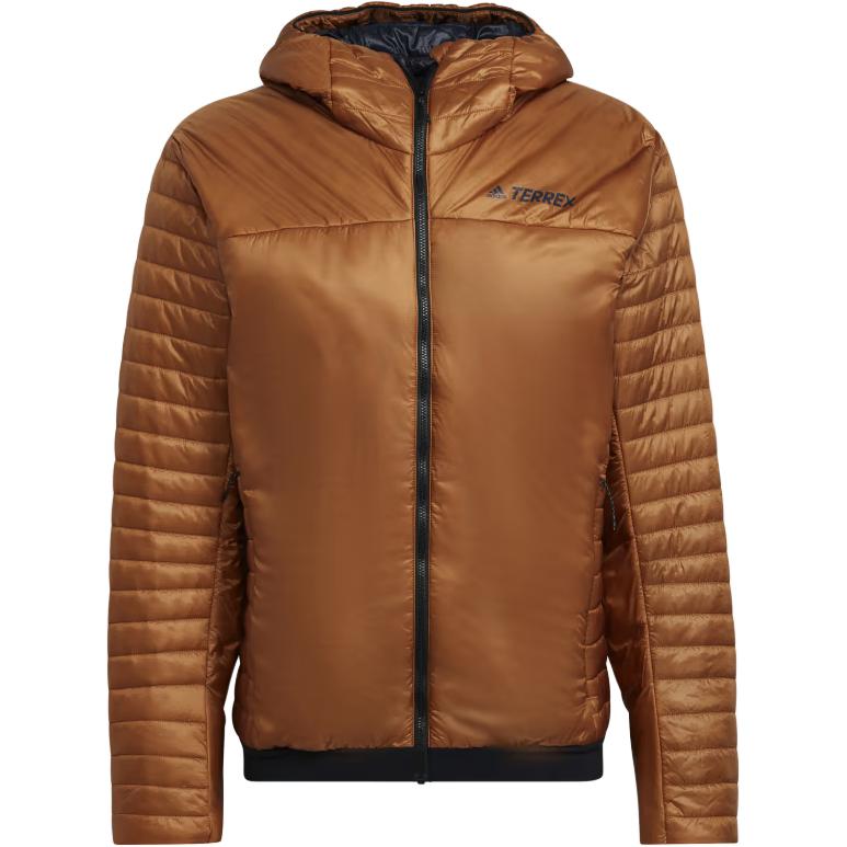 adidas TECHROCK Primaloft Insulated Padded Hooded Jacket Quartz Beige H28197