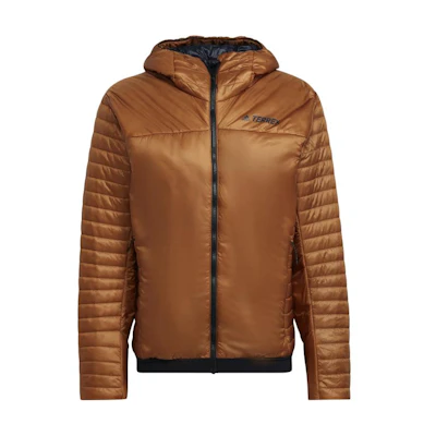 adidas TECHROCK Primaloft Insulated Padded Hooded Jacket Quartz Beige H28197