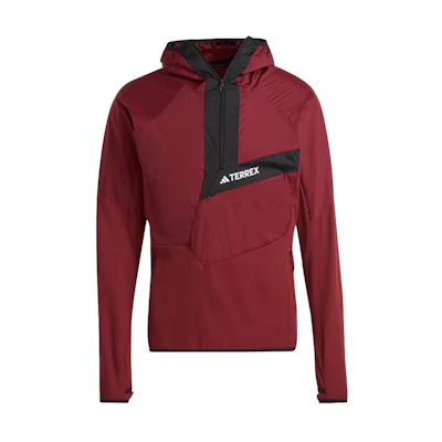 adidas Techrock Ultralight Hooded Fleece Jacket Shadow Red IA1811