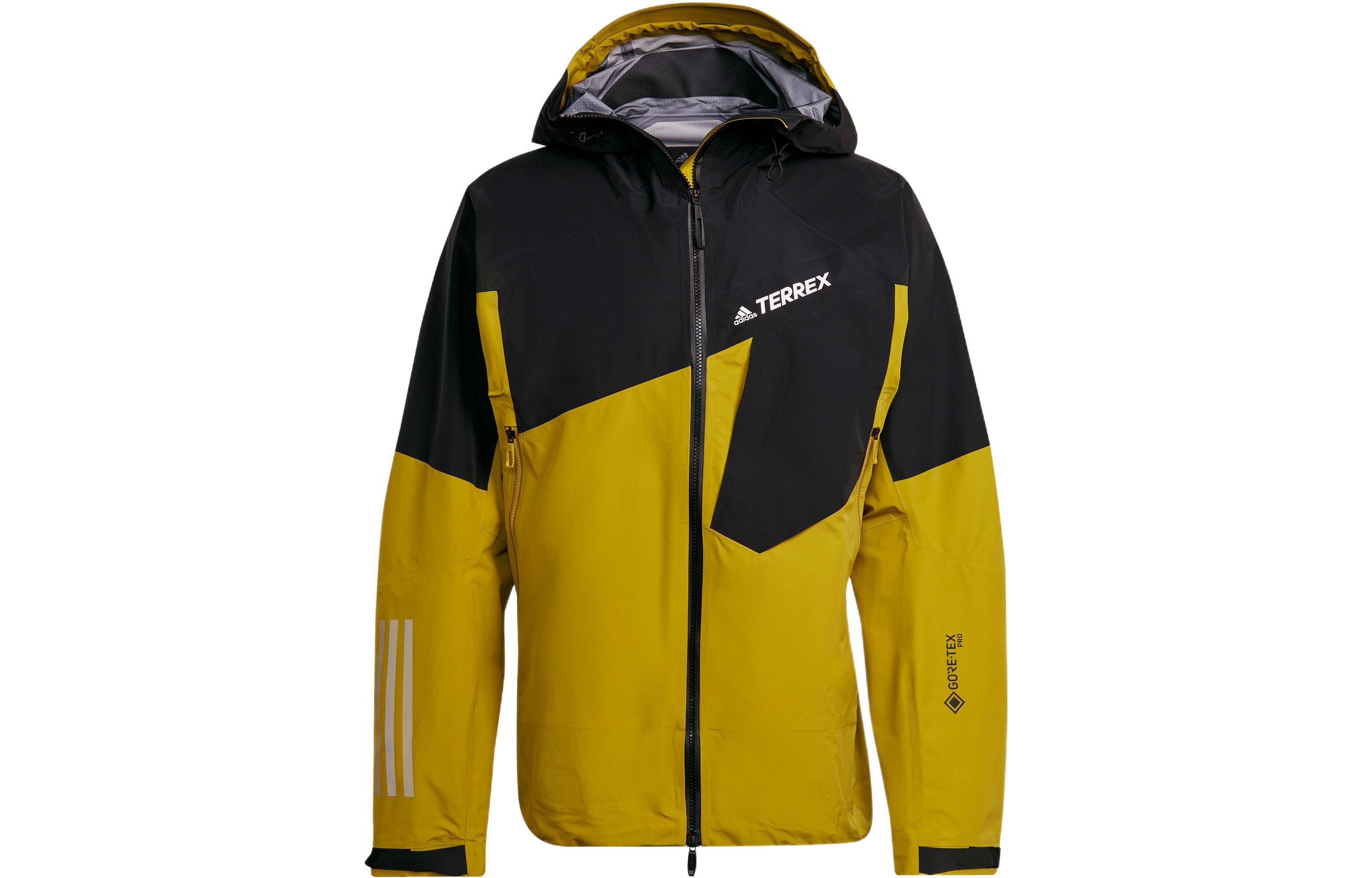 adidas Techrock Waterproof Colorblock Zip Hoodie Jacket Men’s. HE2292