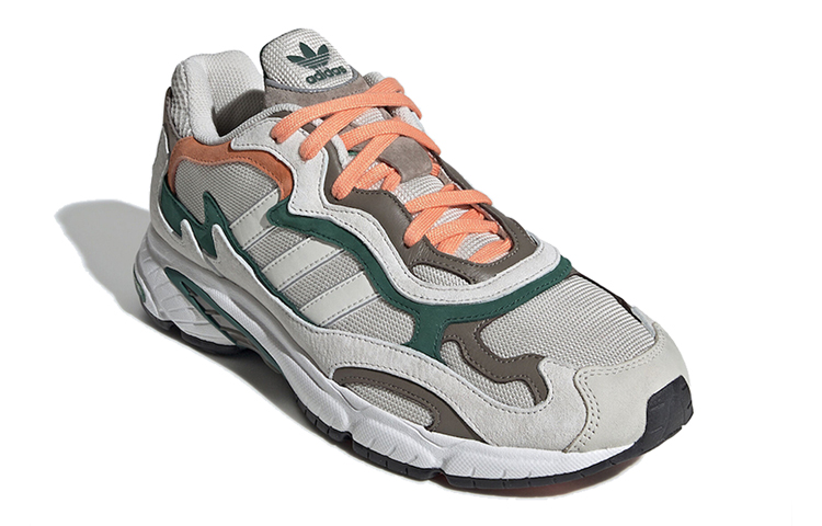 Lookbook 愛迪達 Temper Run 灰綠橘 EE7740