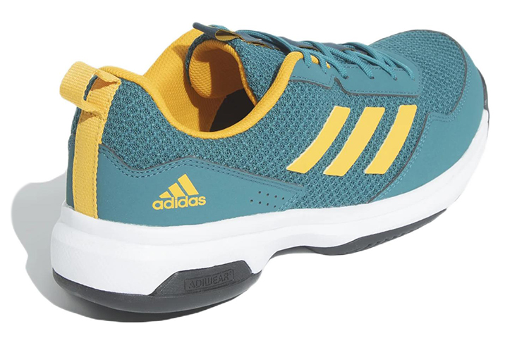 Shop adidas Tennis 21 V2 耐磨透氣網球鞋 綠色