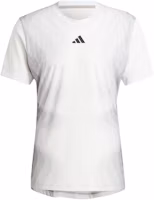 adidas Tennis Airchill Pro Freelift Tee Gray Allover Print Breathable Shirt IP1932