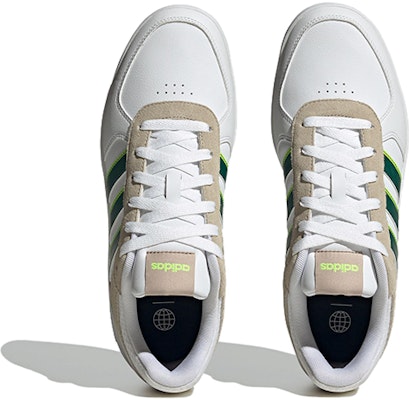 Adidas Tennis Courtbeat Shoes 'Cloud White Collegiate Green' ID9661 Shop Adidas Tennis Courtbeat Shoes 'Cloud White Collegiate Green' ID9661