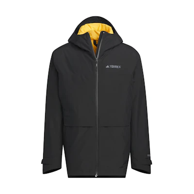 adidas Terrex 3-in-1 Down Outdoor Waterproof Jacket - Black. IL8988