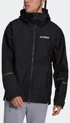 阿迪达斯 Terrex 黑色长袖字母印花连帽夹克 HN2918 Lookbook 阿迪达斯 Terrex 黑色长袖字母印花连帽夹克 HN2918