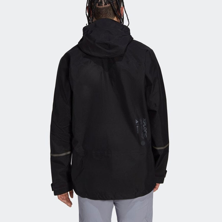 Purchase adidas Terrex 黑色長袖字母印花連帽外套 HN2918