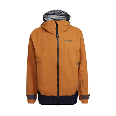 adidas Terrex Waterproof Windproof Outdoor Hoodie Jacket Beige. gu0947