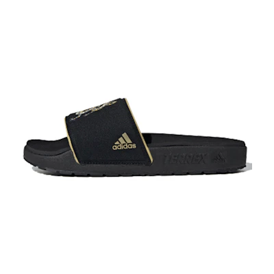 adidas Terrex Adilette Bold Slides Black/Gold