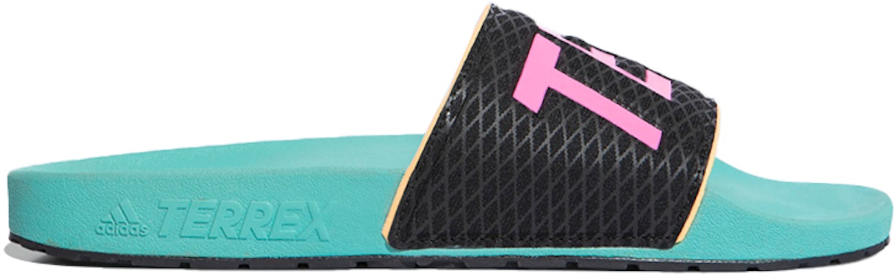 adidas Terrex Adilette Slippers Green/Black FX4552 Order adidas Terrex Adilette Slippers Green/Black FX4552