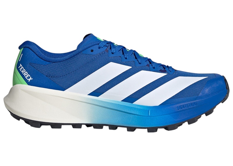 adidas Terrex Agravic 4 Trail Blue White Lime Burst KJ8875