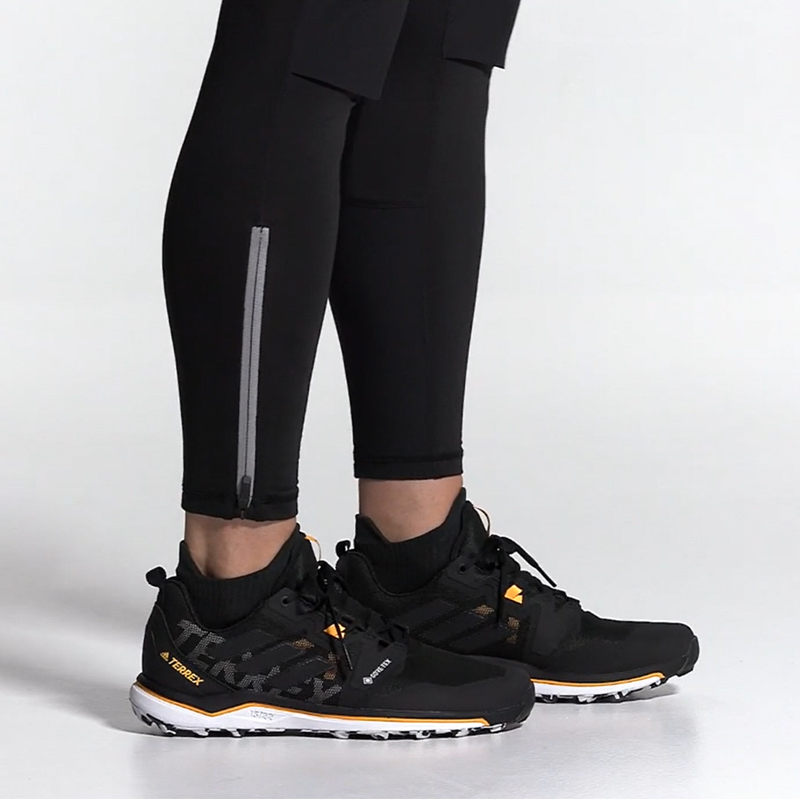 Sizing 愛迪達 Terrex Agravic Gtx 防滑低幫跑步鞋 黑色