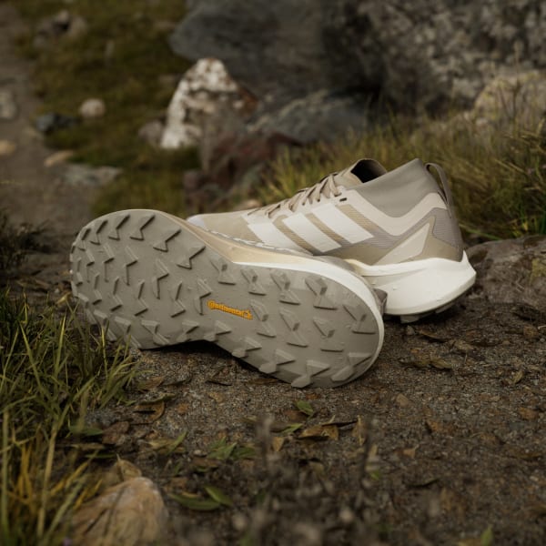 Shop Adidas Terrex Agravic GTX Trail Running Shoes Blanch Cargo/Alumina/Putty Beige JR1507