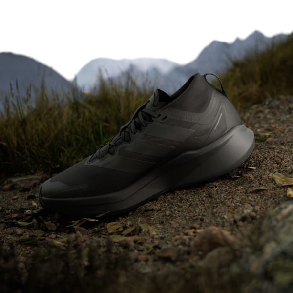 Sizing Adidas TERREX Agravic GTX Sepatu Trail Running Hitam/Core Black/Grey Six JR5240