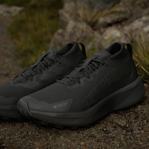 阿迪达斯TERREX Agravic GTX越野跑鞋 黑色/黑色/灰色六 JR5240 2