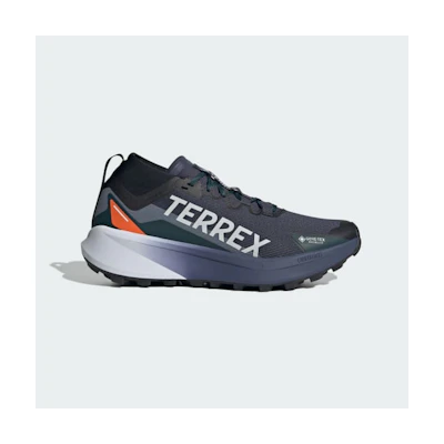 Adidas Terrex Agravic GTX Trail Running Shoes Shadow Navy/Cloud White/Semi Impact Orange