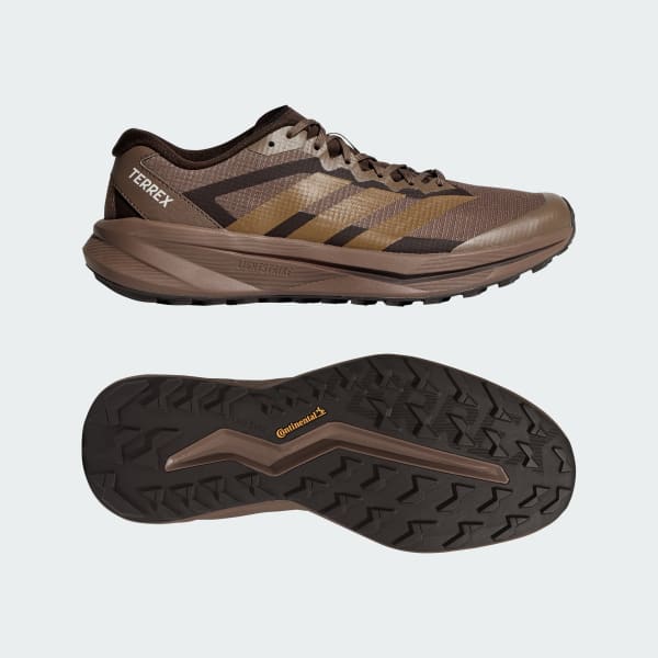 adidas Terrex Agravic Lite Trail Running Shoes Earth Strata/Brown Oxide/Aurora Coffee KK1874