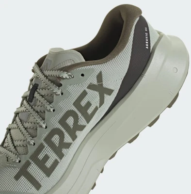 adidas Terrex Agravic SL Kasut Larian Trail Hijau Halo/Olive Strata/Pulse Mint KZ9653 2