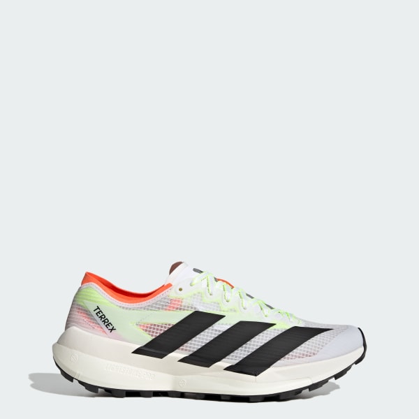 adidas Terrex Agravic Speed 2 Trail Running Shoes Cloud White/Core Black/Semi Impact Orange JS3536
