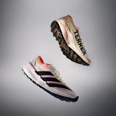 adidas Terrex Agravic Speed 2 越野跑鞋 白色/黑色/橙色 JS3536 9