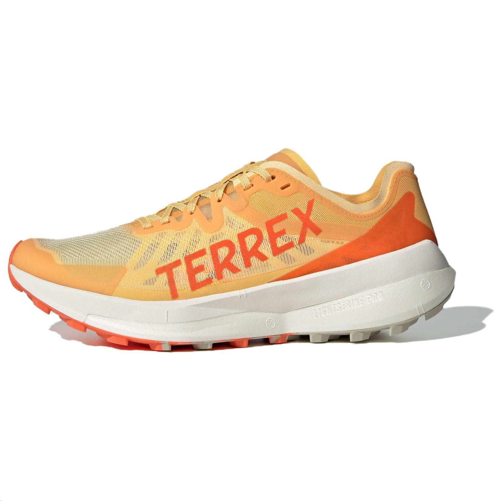 adidas TERREX AGRAVIC SPEED Lightweight Trail Running Shoes Yellow/Orange IG8015