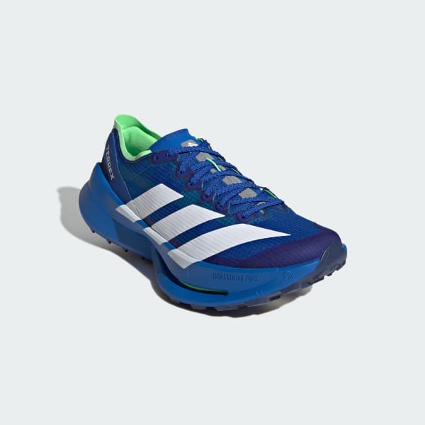 Purchase adidas Terrex Agravic Speed Ultra 2 跨山越野跑鞋 藍/白/萊姆綠 JR9100