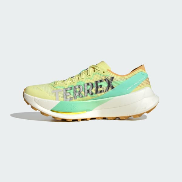 Sizing Adidas Terrex Agravic Speed Ultra 2 越野跑鞋 冰檸檬/核心黑/脈衝薄荷 HQ5066