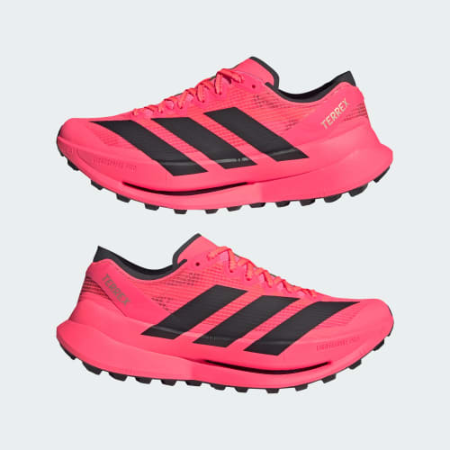 Cheap Scarpe Trail Running adidas Terrex Agravic Speed Ultra 2 Solar Turbo/Nero/Carbonio KZ6512