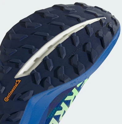adidas Terrex Agravic Speed Ultra 2 跨山越野跑鞋 藍/白/萊姆綠 JR9100 2
