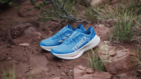 Order Adidas TERREX Agravic Speed Ultra Trail Running Shoes Pulse Blue/Grey One/Semi Impact Orange IH0979