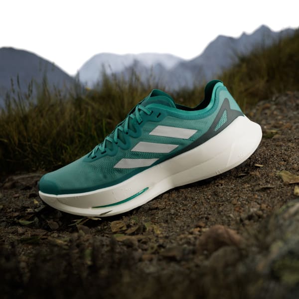 Sizing 阿迪达斯TERREX Agravic Speed Ultra越野跑鞋 纯蓝灰/极光绿 JR5238