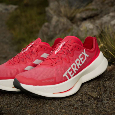 Adidas TERREX Agravic Speed Ultra 越野跑鞋 純紅/灰色/亮紅 JR4028 2