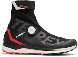 adidas Terrex Agravic Tech Pro Trail 'Black Solar Red' FU7634 adidas Terrex Agravic Tech Pro Trail 'Black Solar Red' FU7634