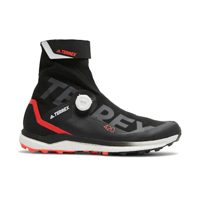 adidas Terrex Agravic Tech Pro Trail 'Black Solar Red'