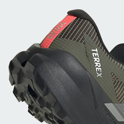 Cheap 阿迪达斯 Terrex Agravic TT 越野跑鞋 橄榄绿/铁金属/太阳红 KH7416