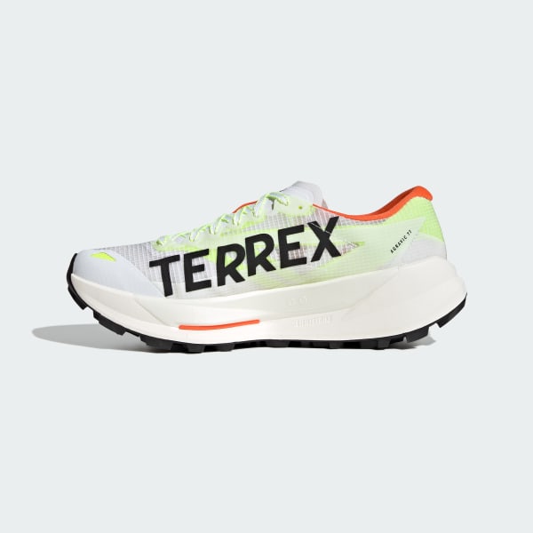 Sizing adidas Terrex Agravic TT 越野跑鞋 白/黑/橙 HP7011