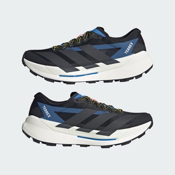 Sizing adidas Terrex Agravic TT 越野跑鞋 黑/碳灰/光線藍 HP7010
