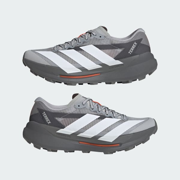 Sizing adidas Terrex Agravic TT 越野跑鞋 灰白/雲白/反光銀 JS3518